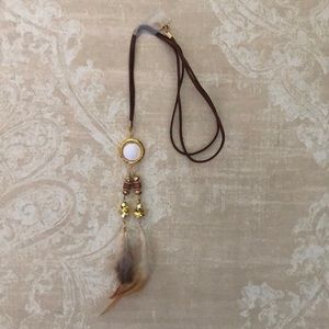 Feather necklace